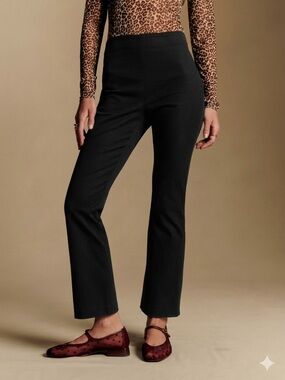 Sezane Black Flare-Leg Jeans